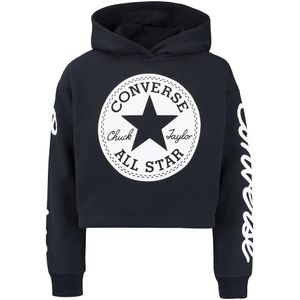 Converse Kids Chuck Patch Crop Hoodie Zwart