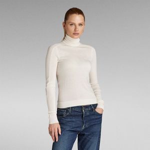 G-star Core Turtle Neck Sweater Beige XL Vrouw