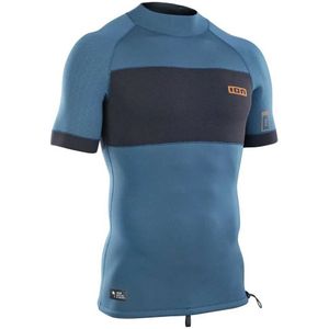 Ion - Neo Top 2/2 mm - Rash Guard - Blauw - Korte Mouw