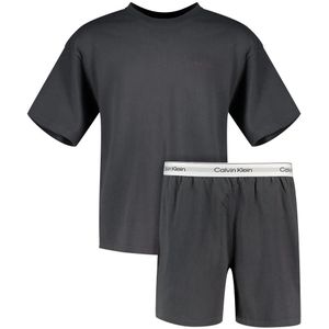 Calvin Klein - Shortama - Grijs - Set - 2-delig