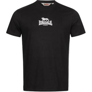 Lonsdale - Shegra - T-shirt - Zwart/Wit - Korte Mouwen
