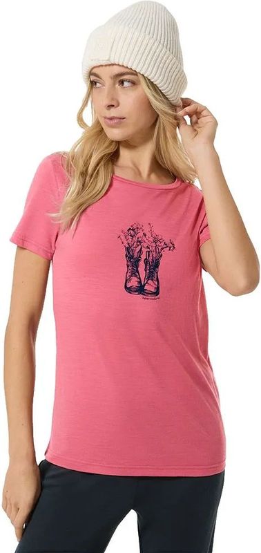 Super.natural - W FLOWER BOOTS - T-shirt - Korte Mouwen - Merinowol