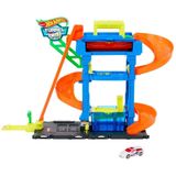 Hot Wheels Stadsautootje Racebaan Tunnel Wasstraat Met Bochten