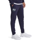 Under Armour - Rival Terry Logo - Joggers - Zwart/Castlerock/Wit - Regular Man