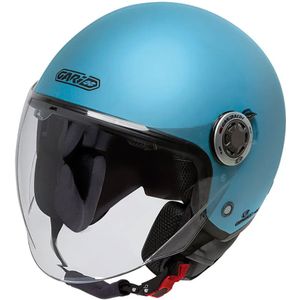 Motorhelm - G20 - Zwart - Thermoplastische Hars - Verstelbaar Scherm