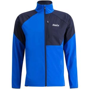 Swix - Focus Wind Jas - Blauw - 3-laags Softshell