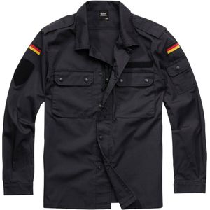 Brandit Bw Field Long Sleeve Shirt Zwart M Man