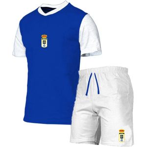 Real Oviedo Pyjama Met Korte Mouwen Voor Kinderen