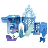 Disney Princess Frozen Minis Castillo De Elsa Doll Blauw