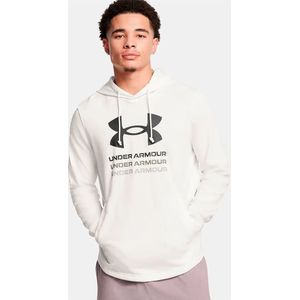 Under Armour - Ua Rival Terry Graphic Hood - Hoodie - Onyx White