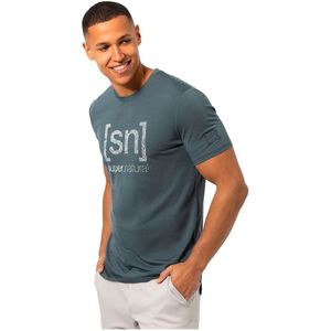 Super.natural Logo Lines Bio T-shirt Met Korte Mouwen