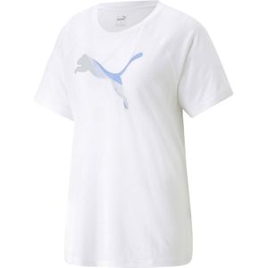 Puma Evostripe Short Sleeve T-shirt Wit S Vrouw