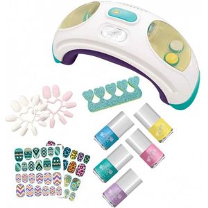 Manicure Set de Luxe met Lamp - Tachan - Nagellamp voor Kinderen - Inclusief Accessoires