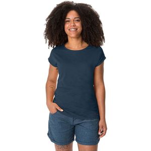 Vaude Moja Iv Short Sleeve T-shirt Blauw 40 Vrouw