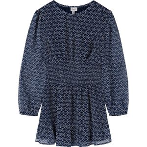 Pepe Jeansvoor meisjes. PG951688 Jurk Amelia marine (12años= 152cm), Casual, Polyester, Lange mouwen, Marineblauw, kinderkleding
