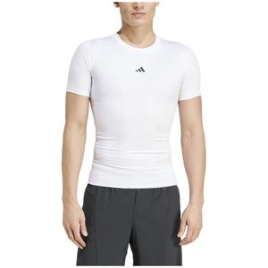 Adidas - Techfit - T-shirt - Zwart - 83% Gerecycled Polyester, AEROREADY, Compressiepasvorm
