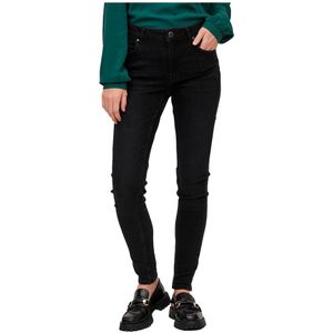Vila Sarah Wu01 Skinny Fit Jeans Zwart S / 30 Vrouw