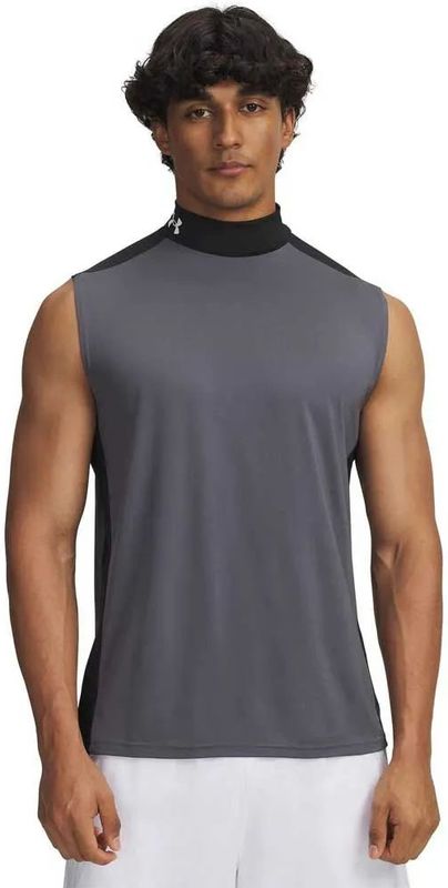 Under Armour - Hg Wordmark - Mouwloos T-shirt - Zwart