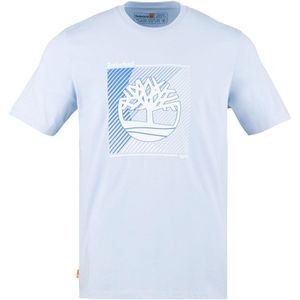Timberland Tree Logo Graphic Short Sleeve T-shirt Blauw L Man