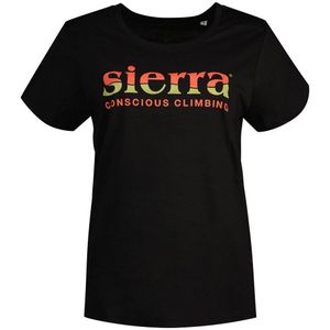 Sierra Climbing Sierra Short Sleeve T-shirt Zwart S Vrouw