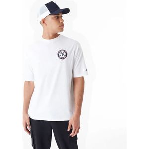 New Era - MLB PLAYER GRPHC OS TEE NEYYAN - T-Shirt - Wit - Katoen