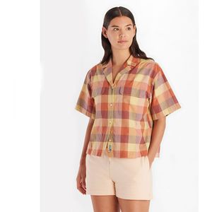 Marmot Muir Camp Novelty Short Sleeve Shirt Oranje L Vrouw