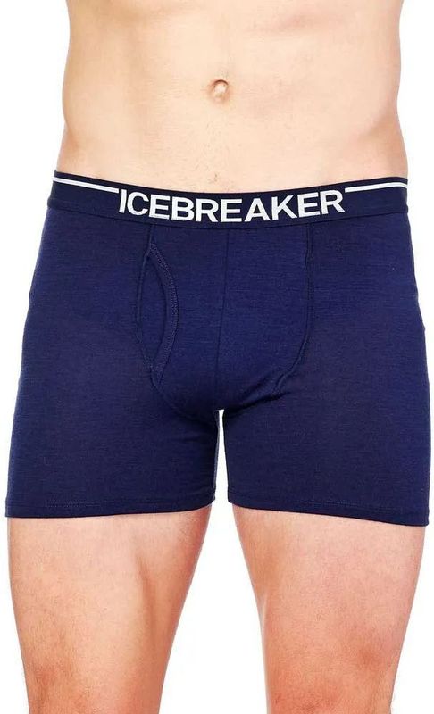 Icebreaker - Anatomica S Fly - Boxershorts - Blauw