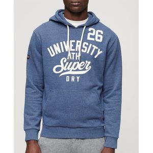 Superdry Track & Field Ath Graphic Hoodie Blauw S Man
