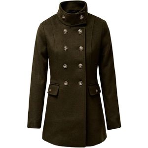 Salsa Jeans - Tussenmantel - Chocoladebruin - Klassieke Mantel