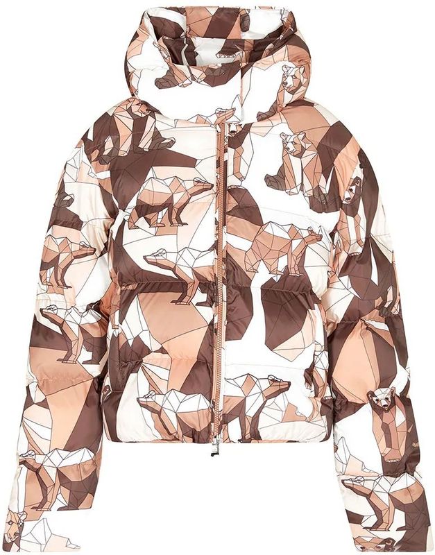 EA7voor vrouwen. 7W000690_AF15969 Bomberjack Apres Ski bruin (XS), Casual, Polyester