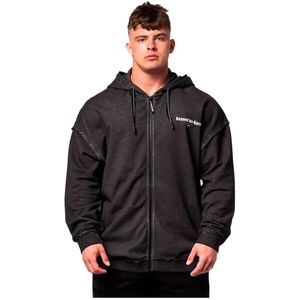 Nebbia Washed-off Gym Bro 362 Sweatshirt Met Rits