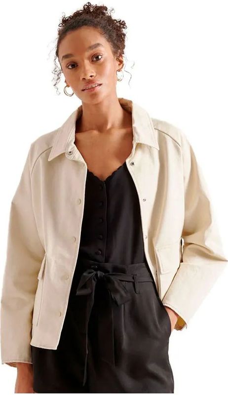 Superdry - Chore - Damesjas - Casual Fit - Snap Sluiting - Katoen