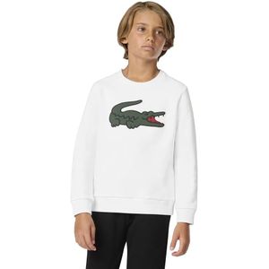 Lacoste Kids Pique Applique Fleece Crew Sweatshirt