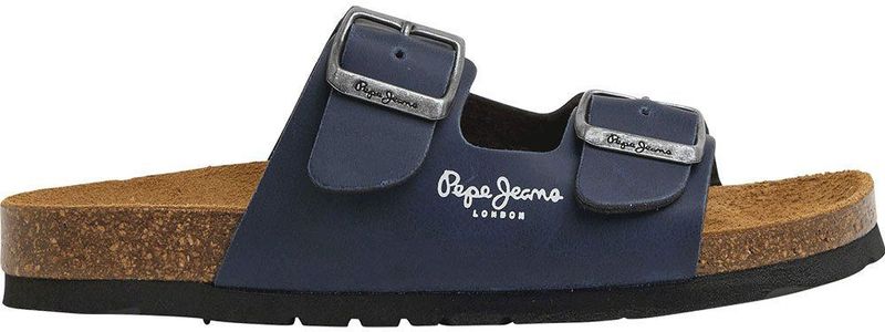 Pepe Jeansvoor vrouwen/meisjes. PBS90054 Anatomische sandalen Double Kansas navy (35), Plat, Geen, Casual, Marineblauw, kinderkleding