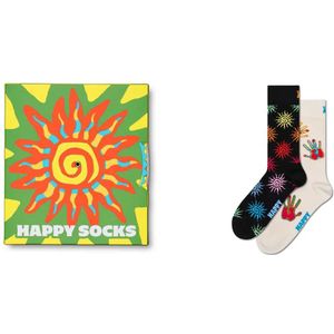 Happy Socks Summer Swirl Gift Set Crewsokken 2 Paren