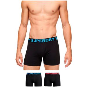 Superdry Boxer 2 Units Zwart S Man