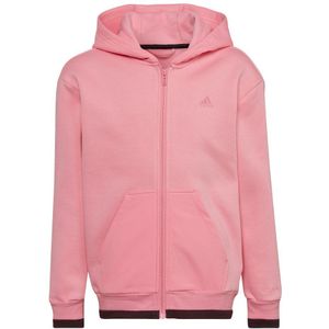 Adidas All Szn Full Zip Sweatshirt Roze 9-10 Years