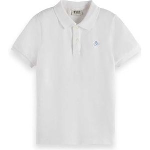 Scotch & Soda Core Garment Dyed Pique Korte Mouw Poloshirt