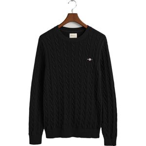 Gant Cable Sweater Zwart 2XL Man