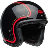 Bell - Moto Custom 500 - Open Helm - Gloss Black - Fiberglass