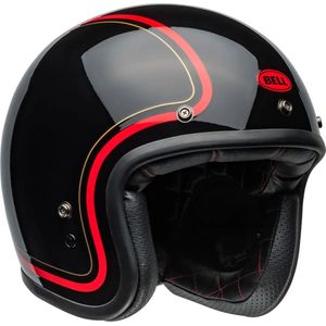 Bell - Moto Custom 500 - Open Helm - Gloss Black - Fiberglass