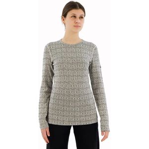 Icebreaker - 260 Vertex Crewe Herenga - Lange Mouwen Basislaag - Grijs