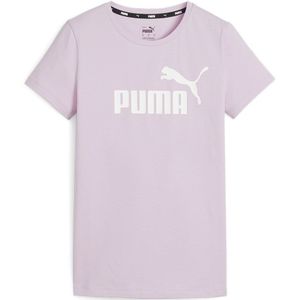 Puma 673697 Ess Logo Short Sleeve T-shirt Paars XS Vrouw
