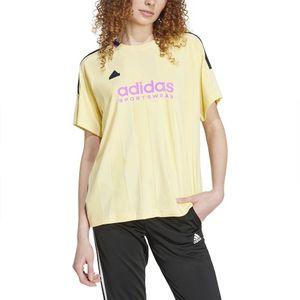 Adidas Tiro Q3 Boyfriend T-shirt Met Korte Mouwen