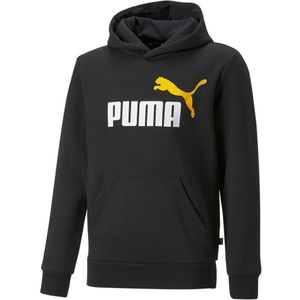 Puma Essentials+ 2 Col Big Logo Fl Sweatshirt Zwart 5-6 Years