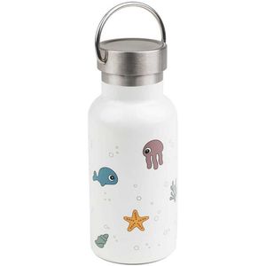 Done By Deer Thermo Metal Bottle Sea Friends Transparant