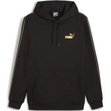 Puma Ess Tape Minimal Gold Hoodie Zwart Man