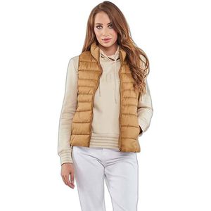 Only New Claire Quilted Vest Bruin M Vrouw