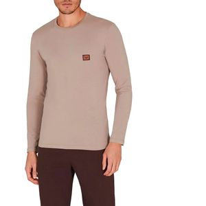 Emporio Armani Shiny Logoband T-shirt Met Lange Mouwen