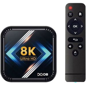 Powertv Dq08 8k Rk3528 4gb/64gb Wifi Dual Android 13-android Tv Mediaspeler